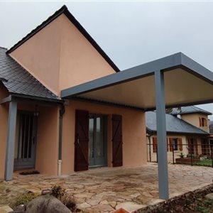 Pergola bio climatique fabriquée sur mesure Grégory MAzet Millau, Saint-Affrique, Lévézou, Aveyron